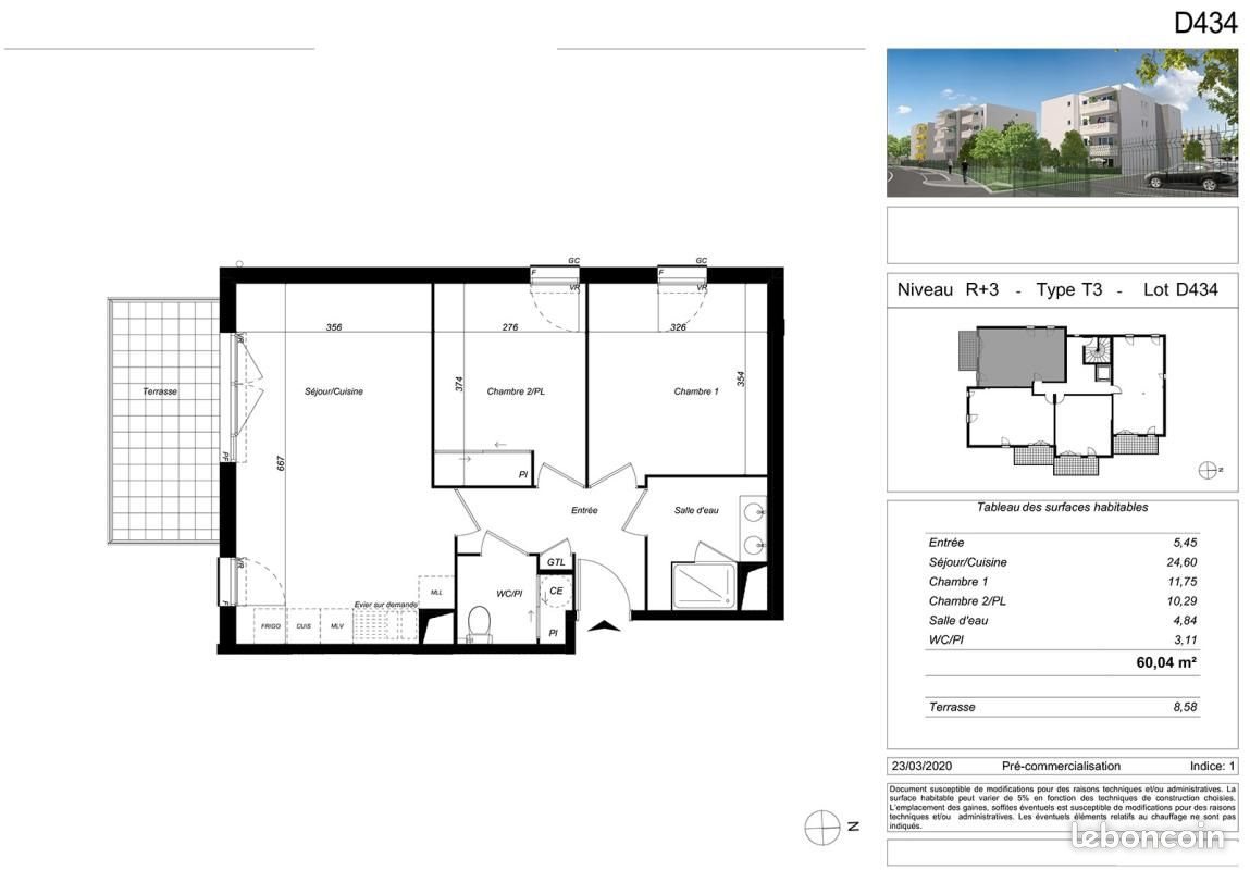 Appartement à louer, 60m², Perpignan