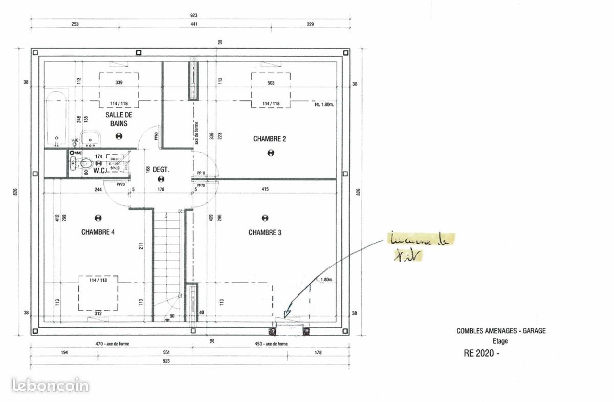 Maison à louer, 101m², Berric