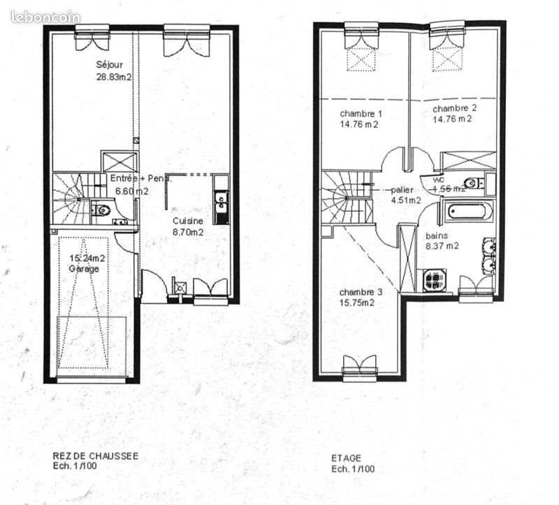Maison à vendre, 105m², Essey-lès-Nancy