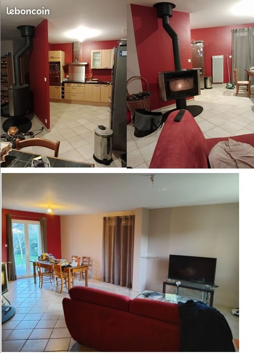 Maison à louer, 92m², Charnas