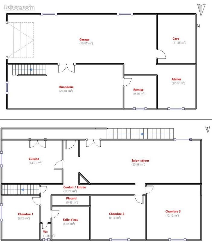 Maison à louer, 90m², Dangé-Saint-Romain