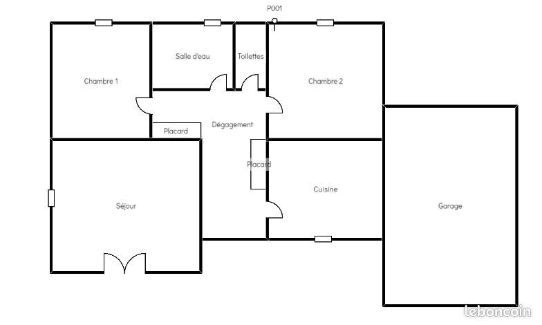 Maison à louer, 70m², Saint-Bonnet-Tronçais