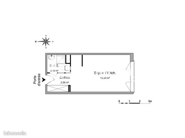 Appartement à louer, 18m², Grenoble