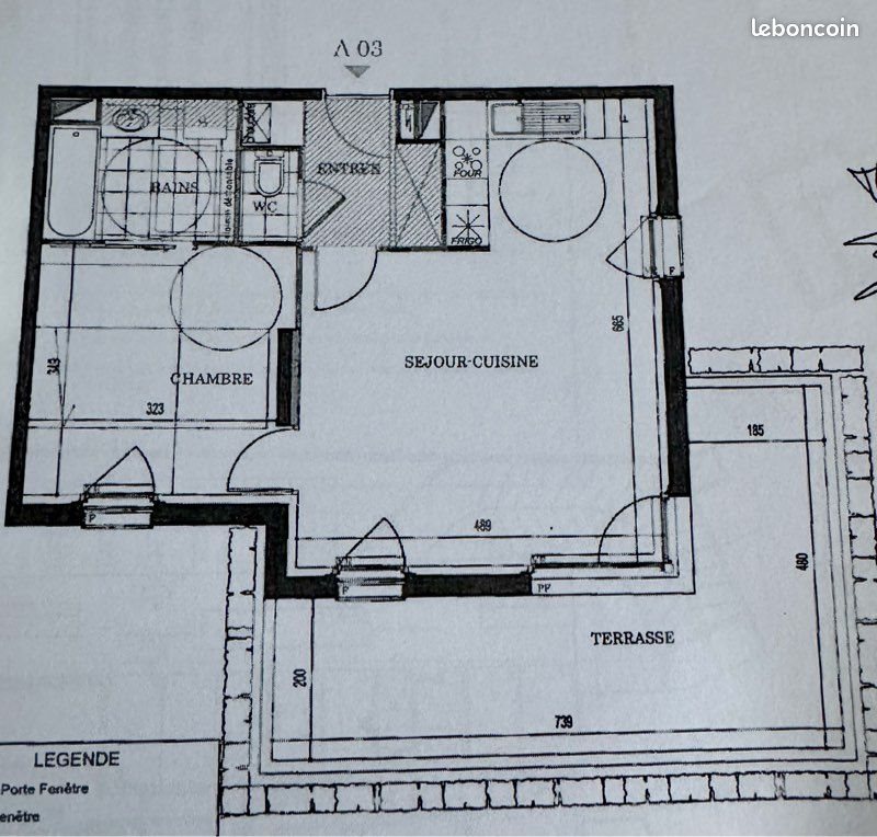 Appartement à louer, 50m², Wambrechies