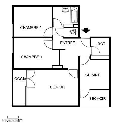 Appartement à vendre, 58m², Eysines