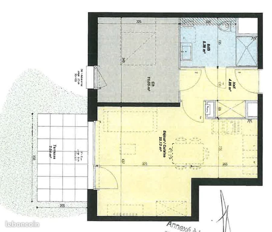 Appartement à louer, 44m², Templeuve