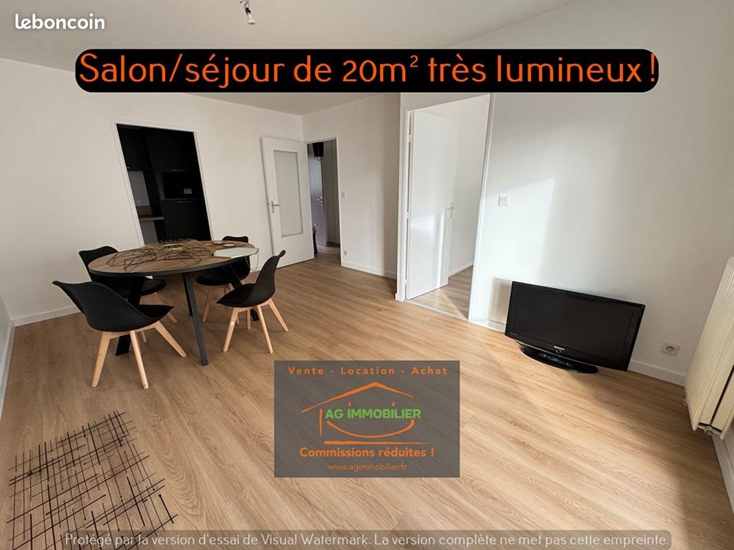 Appartement à louer, 40m², Rennes