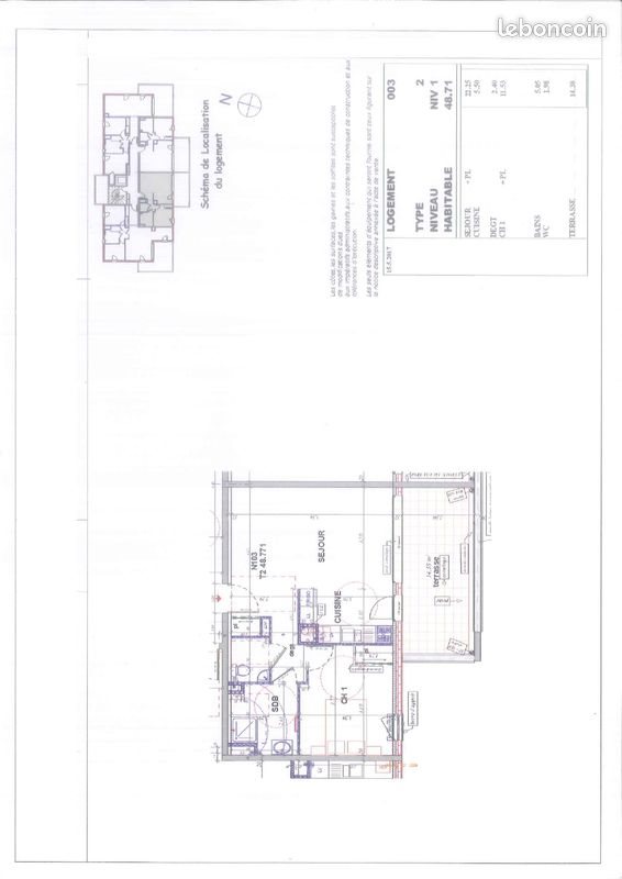 Appartement à vendre, 49m², Chatuzange-le-Goubet