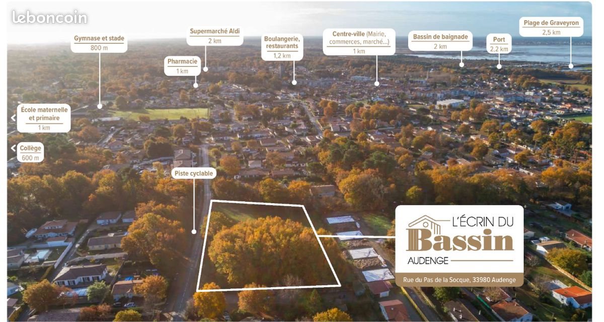 Appartement à louer, 66m², Audenge