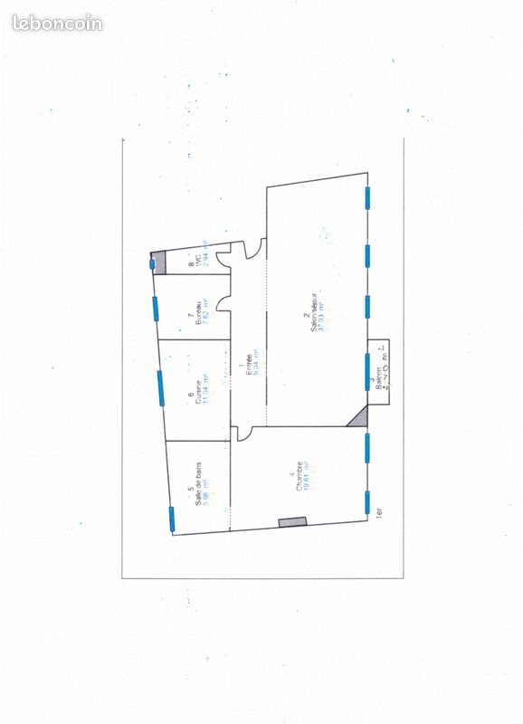 Appartement à louer, 93m², Bordeaux