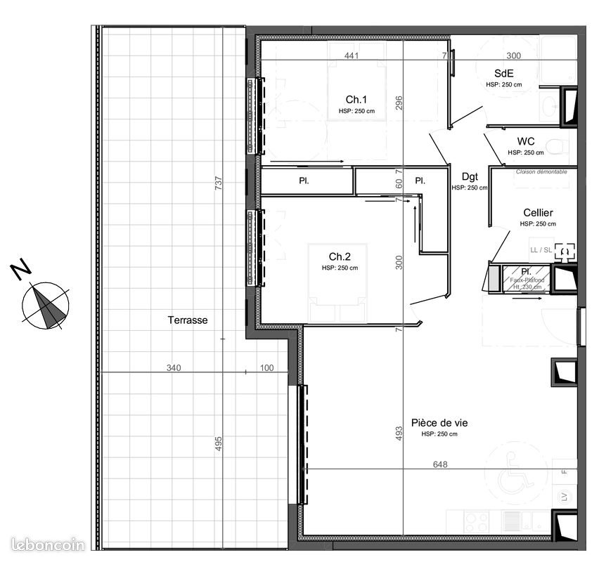 Appartement à vendre, 79m², Challans