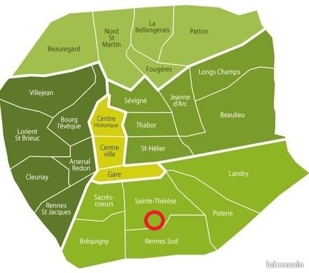 Appartement à louer, 49m², Rennes