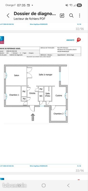 Appartement à louer, 85m², Manosque