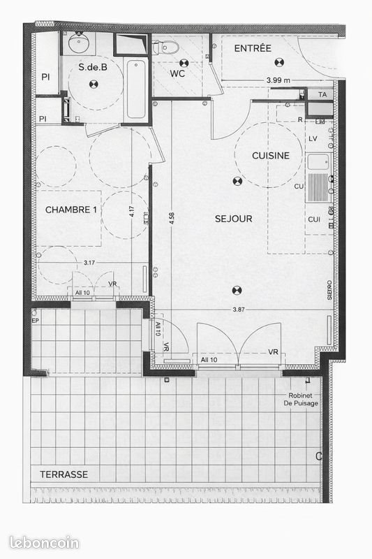 Appartement à louer, 50m², Franconville