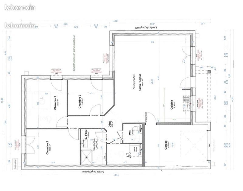 Maison à louer, 93m², Charron