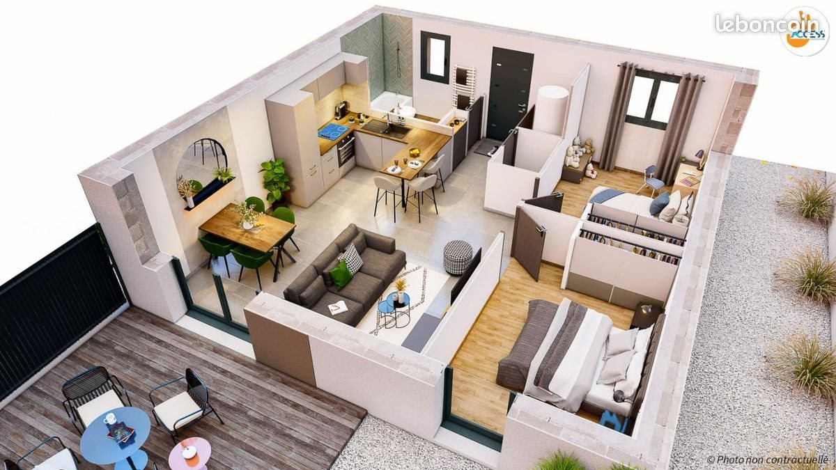 Maison à vendre, 51m², Sainte-Néomaye