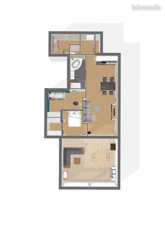 Appartement à vendre, 70m², Quimper