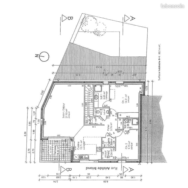 Appartement à louer, 90m², Rezé