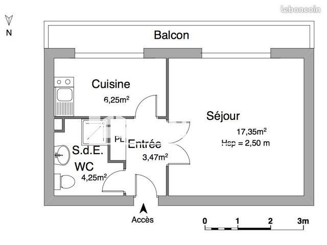 Appartement à louer, 31m², Limoges