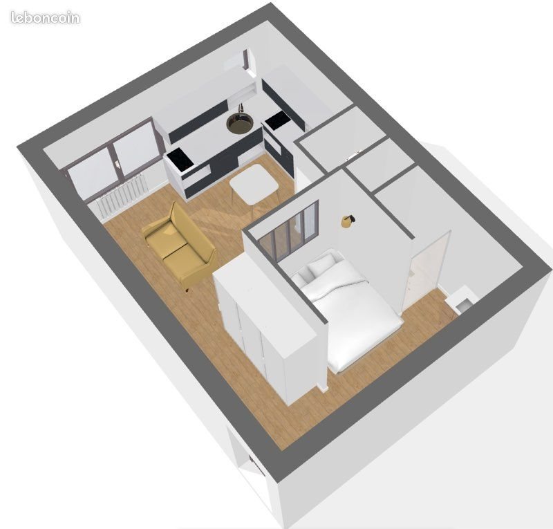 Appartement à louer, 27m², Bordeaux