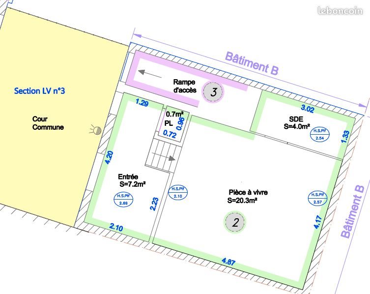 Appartement à vendre, 33m², Le Mans