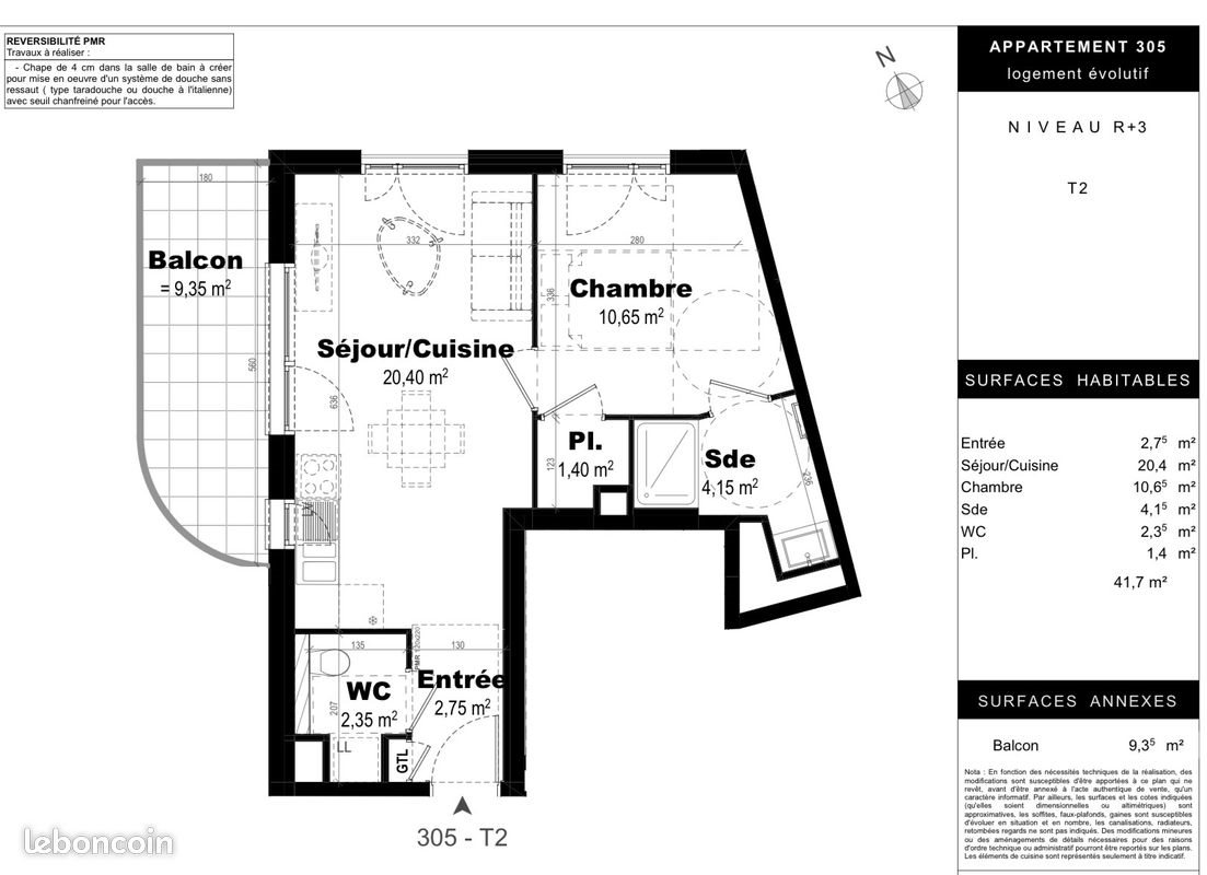 Appartement à vendre, 42m², Rennes