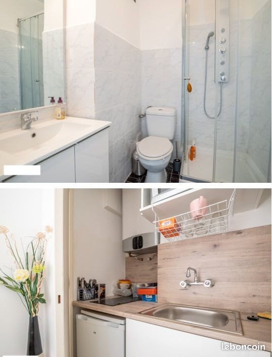 Appartement à louer, 19m², Marseille 4ème