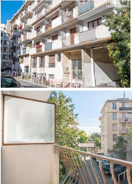 Appartement à louer, 19m², Marseille 4ème