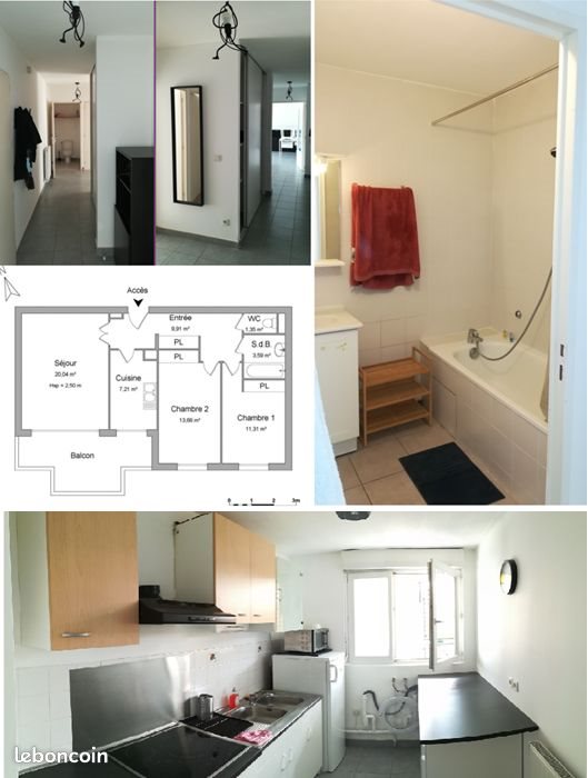 Appartement à louer, 67m², Grenoble