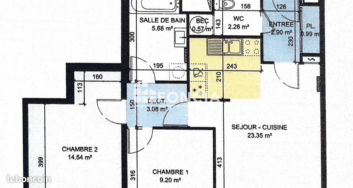 Appartement à vendre, 62m², Montpellier