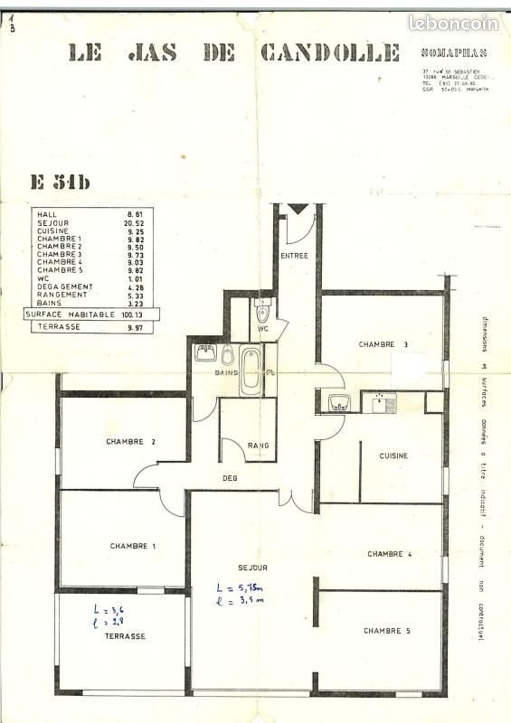 Appartement à vendre, 98m², La Penne-sur-Huveaune