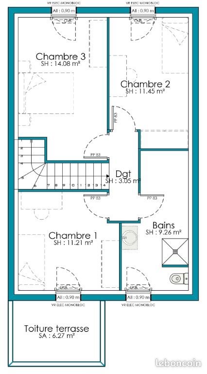 Maison à vendre, 90m², Wittersdorf