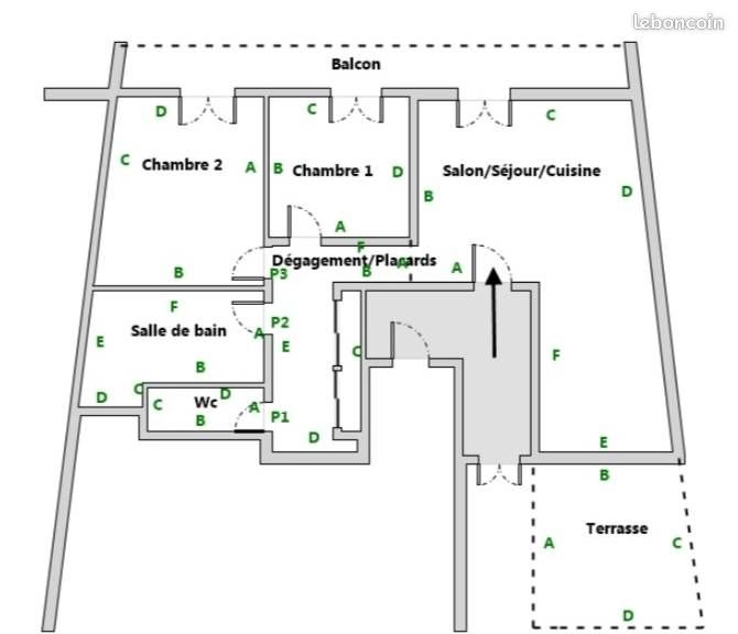 Appartement à vendre, 63m², Eyguières