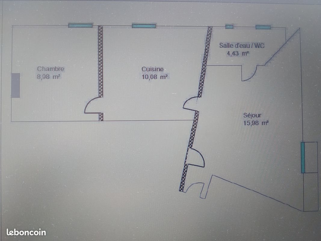 Appartement à louer, 40m², Nice