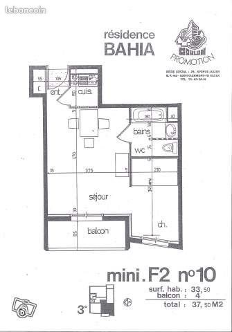 Appartement à louer, 34m², Clermont-Ferrand