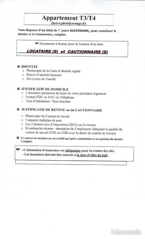 Appartement à louer, 63m², Tosse