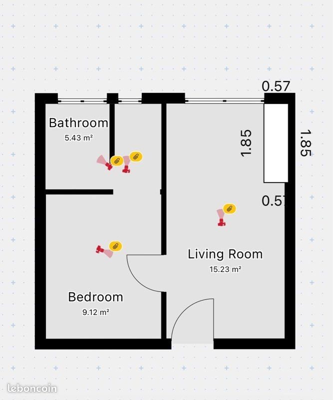 Appartement à louer, 30m², Camors