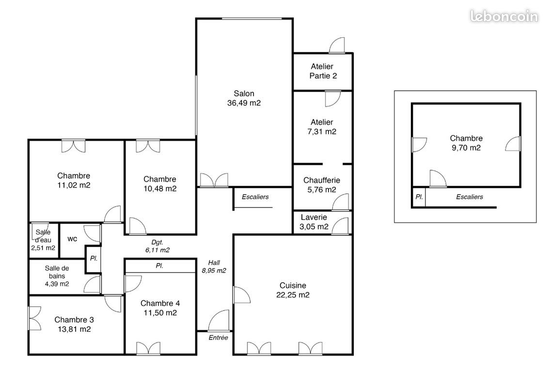 Maison à louer, 132m², Briennon