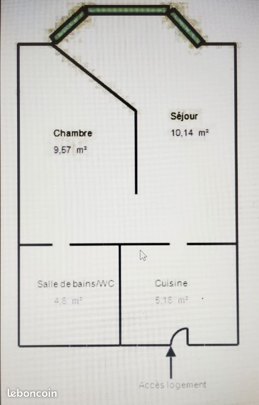 Appartement à louer, 30m², Dijon