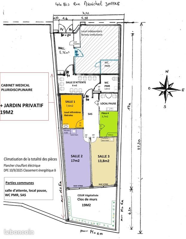 Appartement à louer, 5m², Hennebont