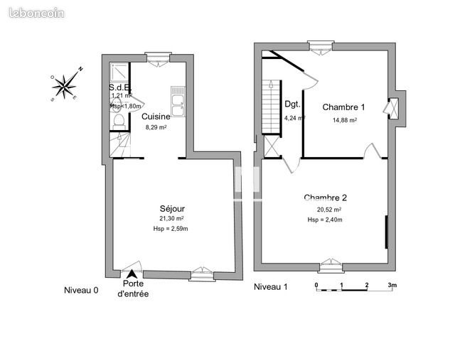 Appartement à louer, 70m², Saint-Paul-de-Varces