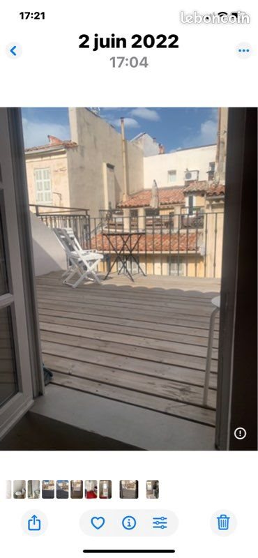Appartement à louer, 17m², Marseille 2ème
