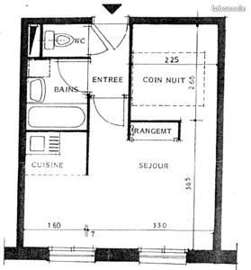 Appartement à louer, 30m², Lille