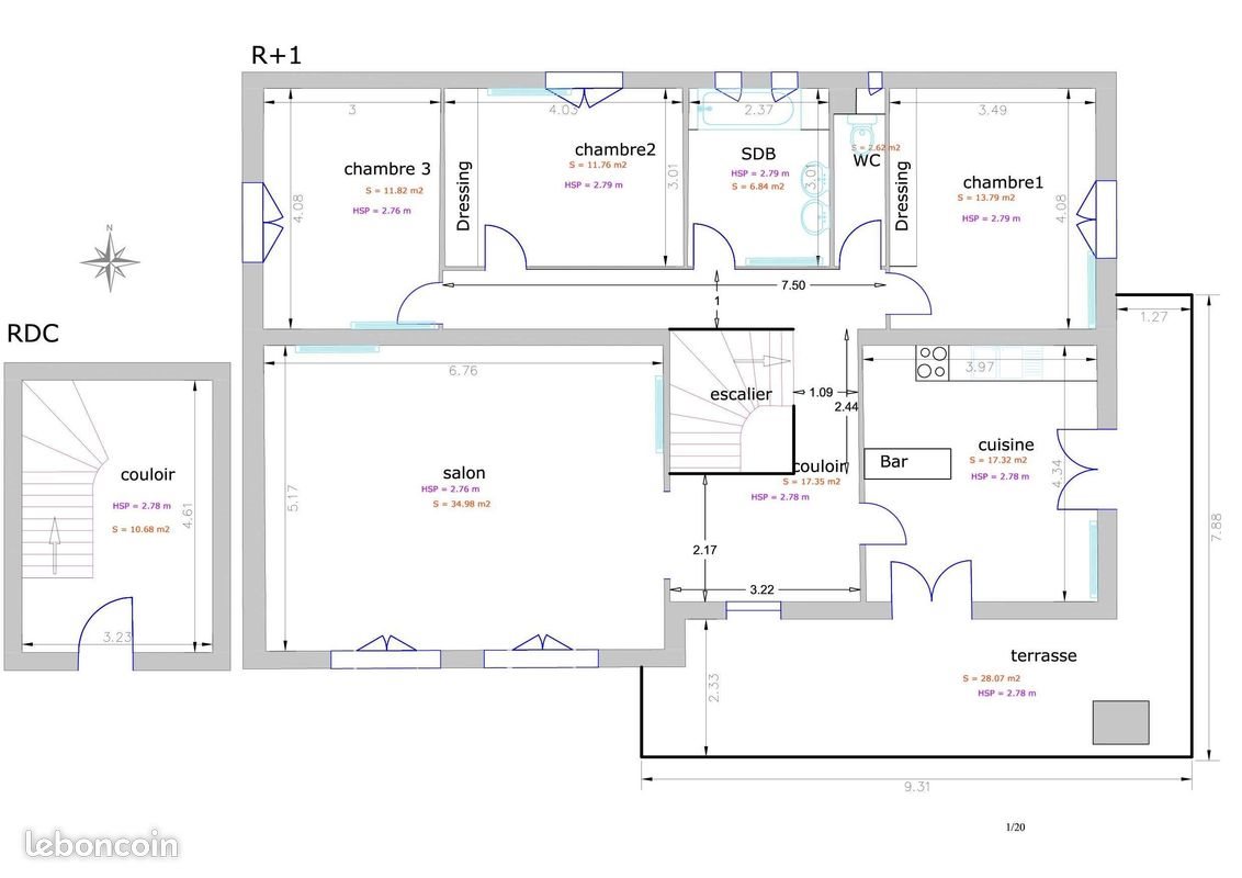 Appartement à louer, 130m², Berre-l'Etang