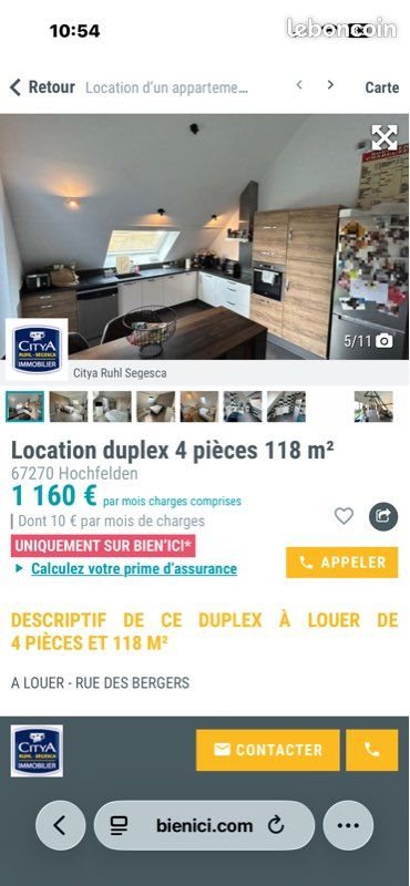 Appartement à louer, 118m², Hochfelden