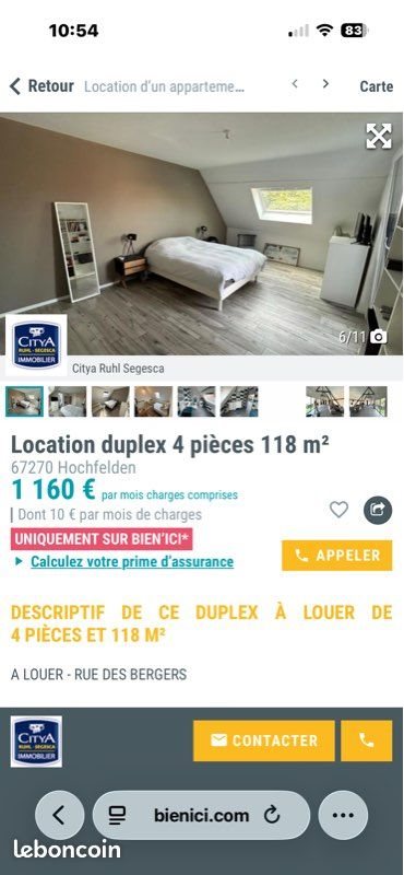 Appartement à louer, 118m², Hochfelden