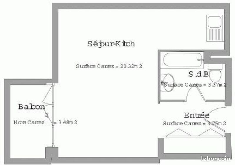 Appartement à louer, 27m², Orléans