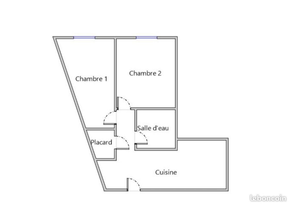 Appartement à louer, 39m², Evron