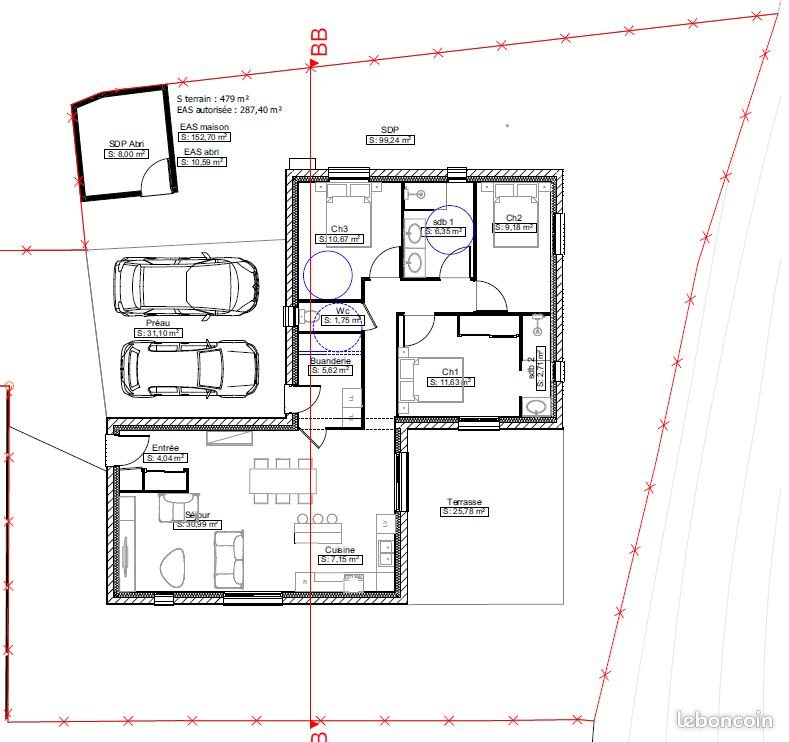 Maison à louer, 96m², Mayenne