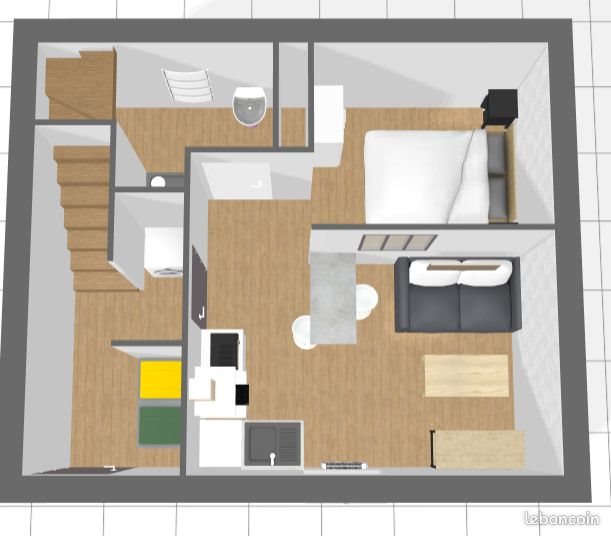 Appartement à louer, 26m², Cognac